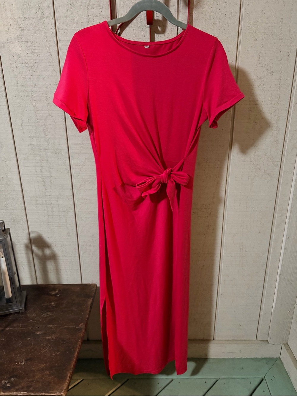 Red T-Shirt Dress